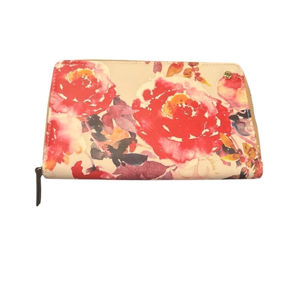 Floral Print Women's Wallet Credit Card Holder Elegant Special Occasion